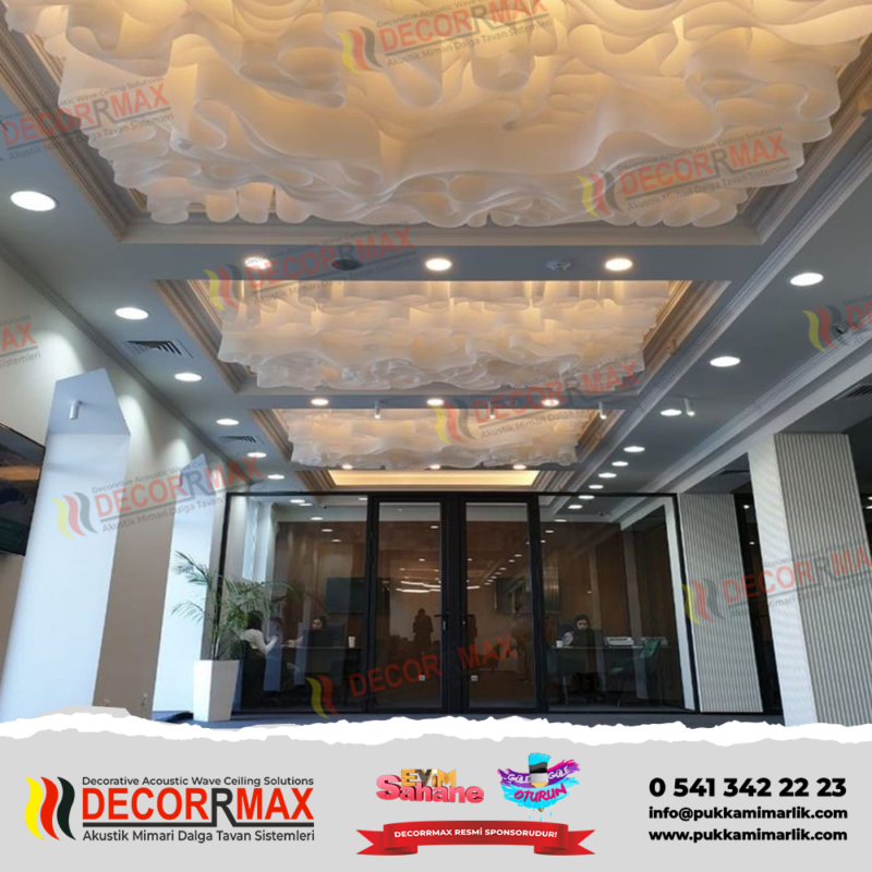 akustik dalga tavan nasıl yapılır