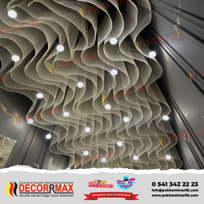 ışıklı dalga tavan modelleri istanbul